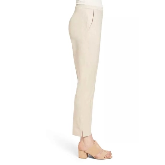 New Eileen Fisher High Waist Tapered Pants Size 16 in Buttercream